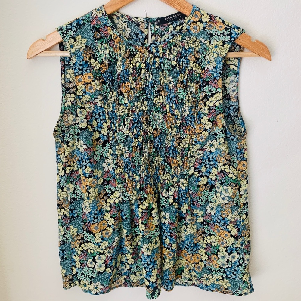 Zara basic blouse